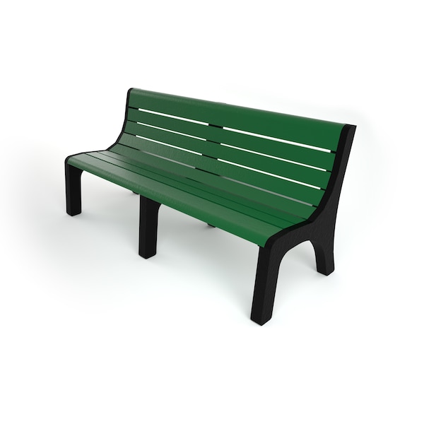 Frog Furnishings Green 6' Newport Bench PB 6GRENEW - main